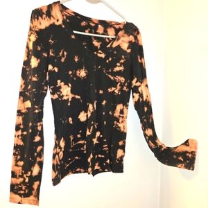 Black TieDye Long Sleeve